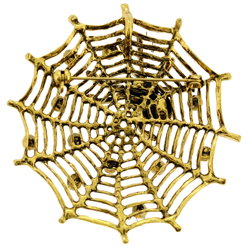 Vintage Style Spider Pin Brooch And Pendant