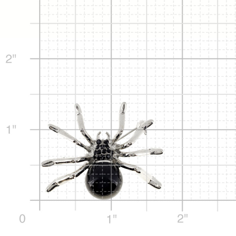 Black Belly Spider Pin