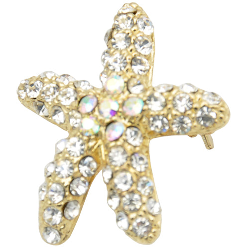 Gold Starfish Pin