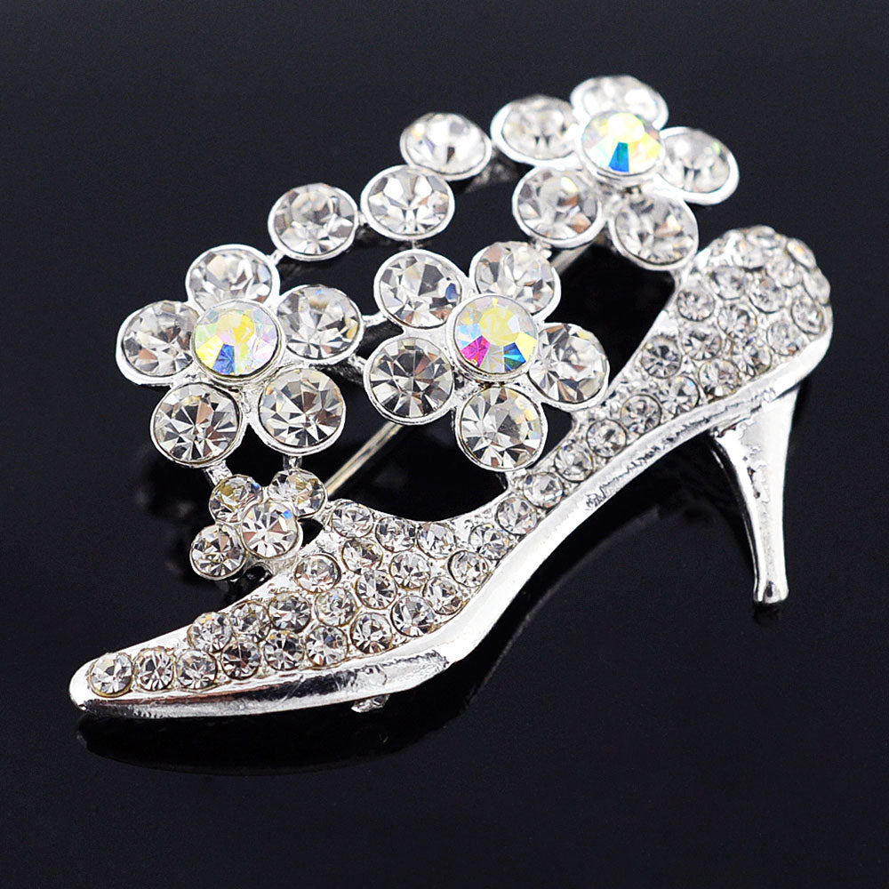 Crystal High Heel Pin
