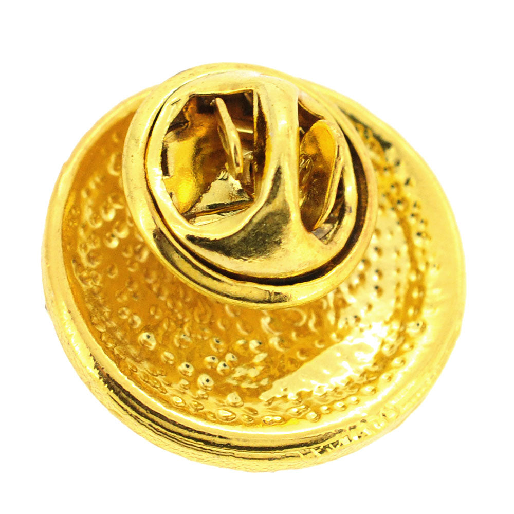 Happy Face Smiley Crystal Lapel Pin