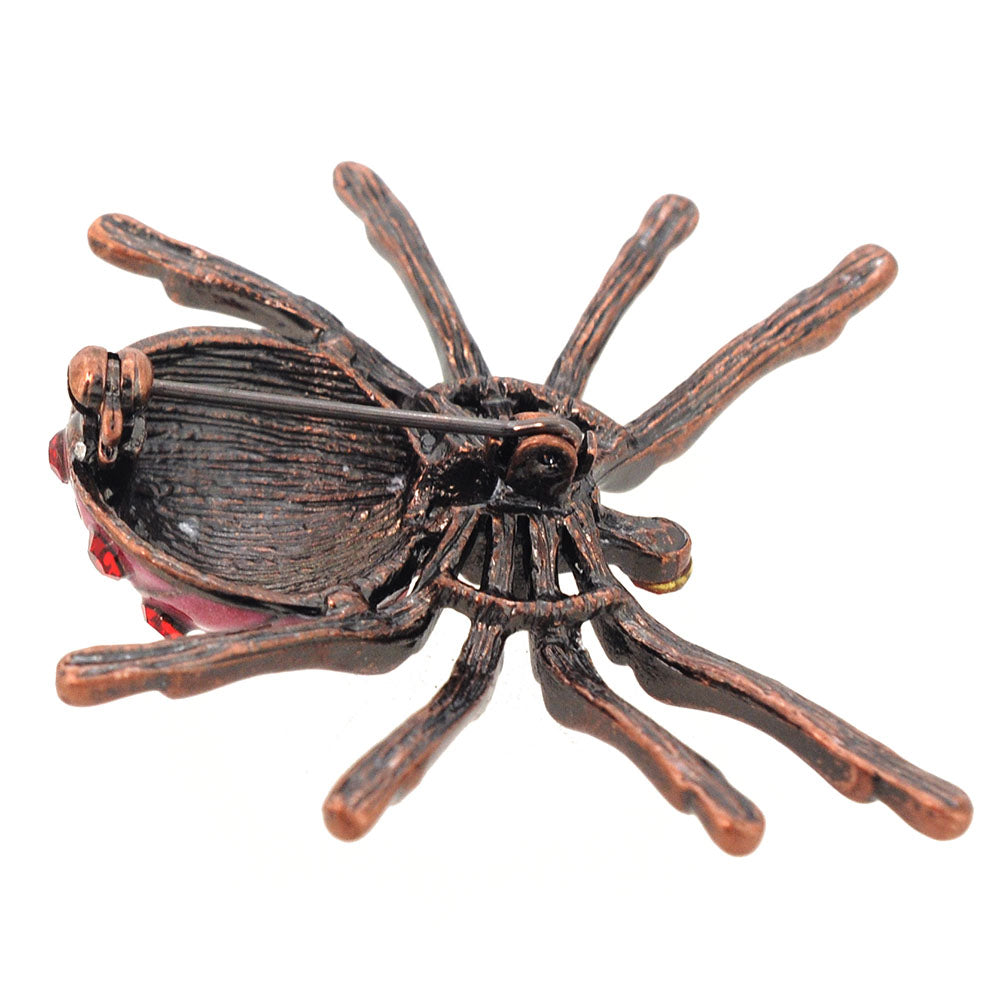 Red Spider Pin Brooch