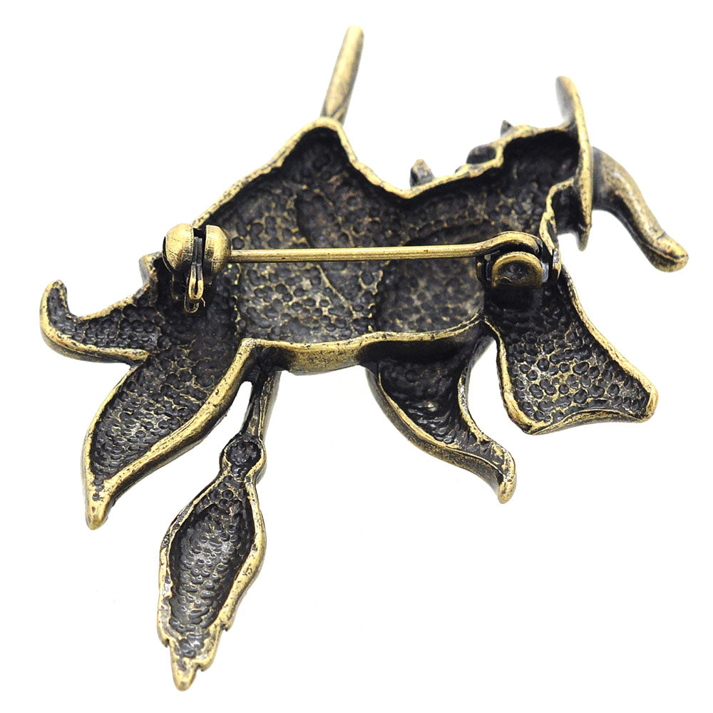 Flying Witch Halloween Pin Brooch