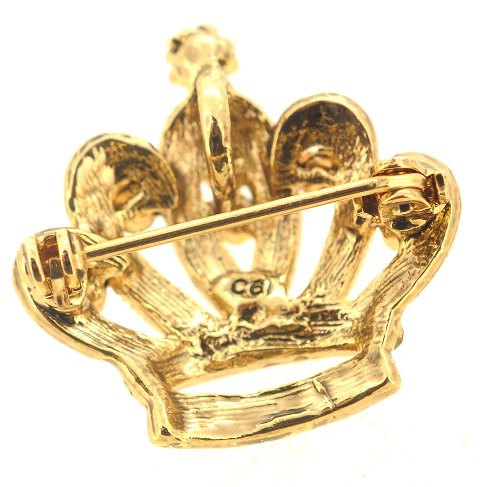 Princess Swarovski Crystal Crown Brooch And Pendant