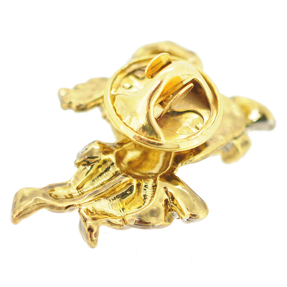 Vintage Style Angel With Horn Lapel Pin