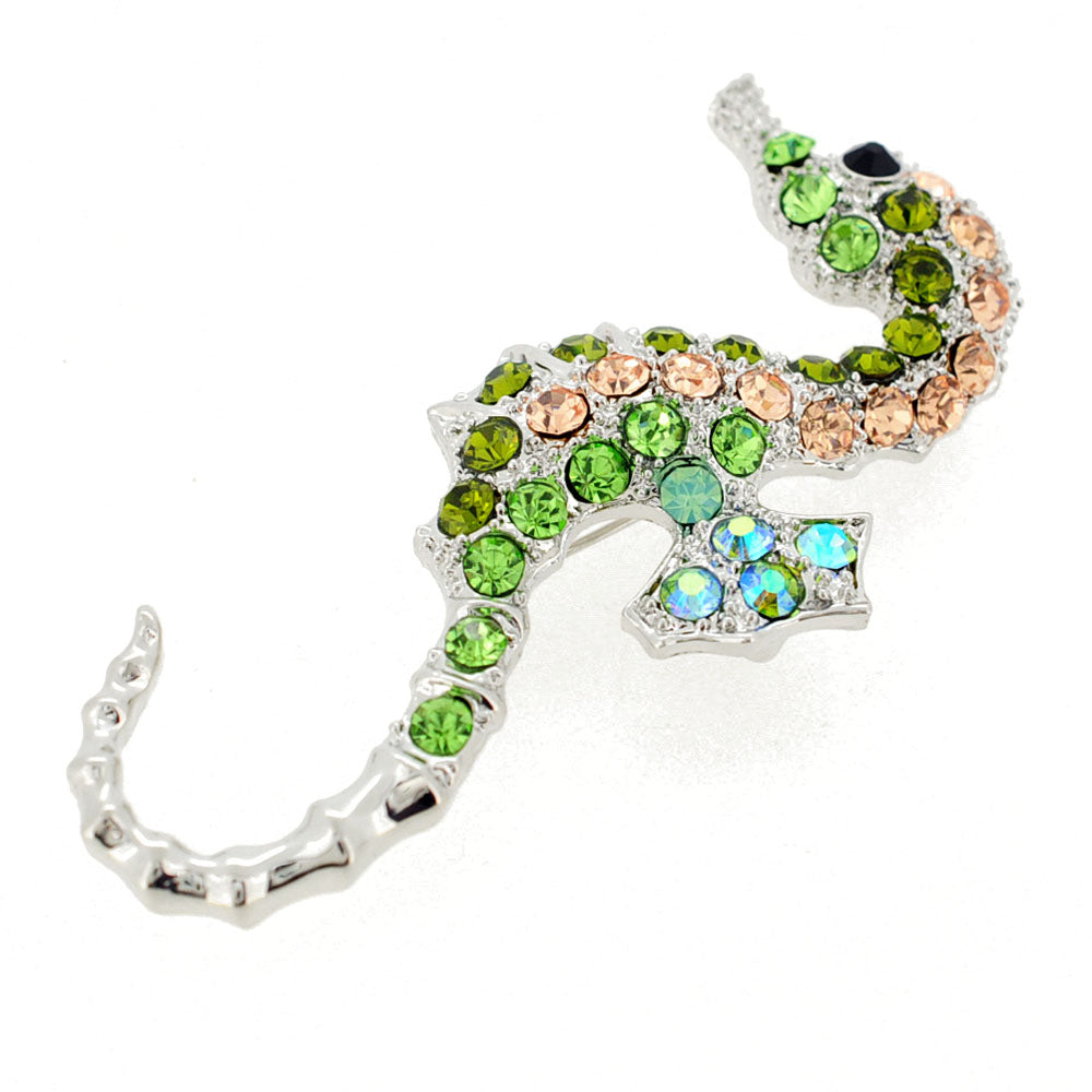 Multicolor Seahorse Crystal Pin Brooch And Pendant