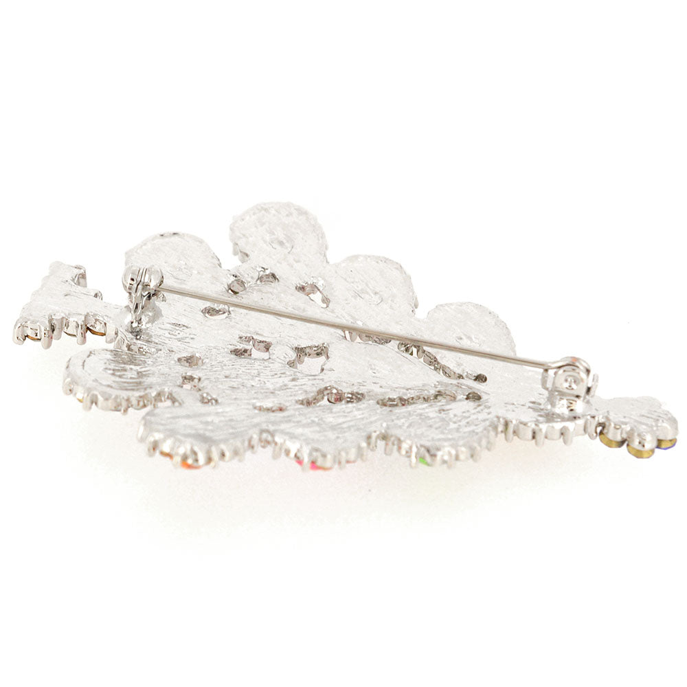Multicolor Crystal Christmas Tree Pin Brooch