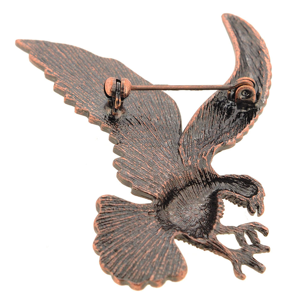 Patriotic Vintage Blue Eagle Pin Brooch