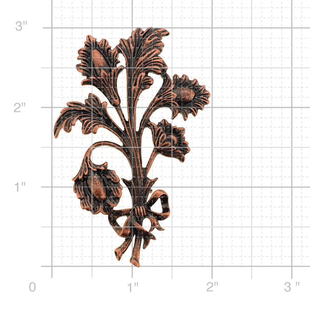 Vintage Style Flower Bouquet Pin