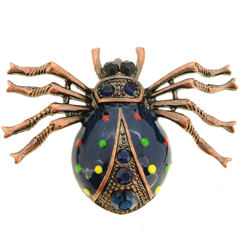 Navy Blue Spider Pin Brooch – Fantasyard