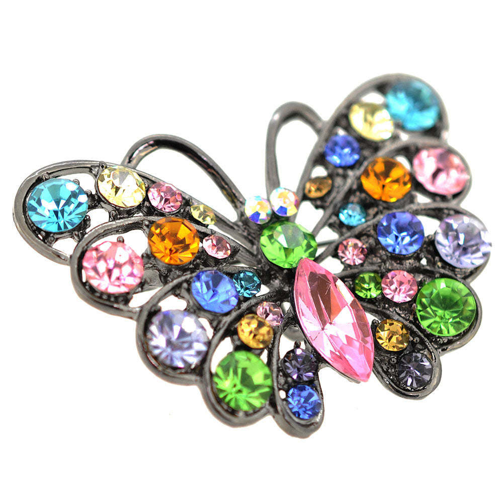 Multicolor Butterfly Pin Brooch And Pendant