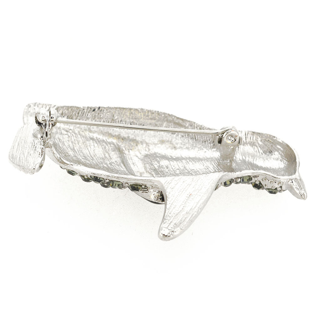 Crystal Penguin Pin Brooch