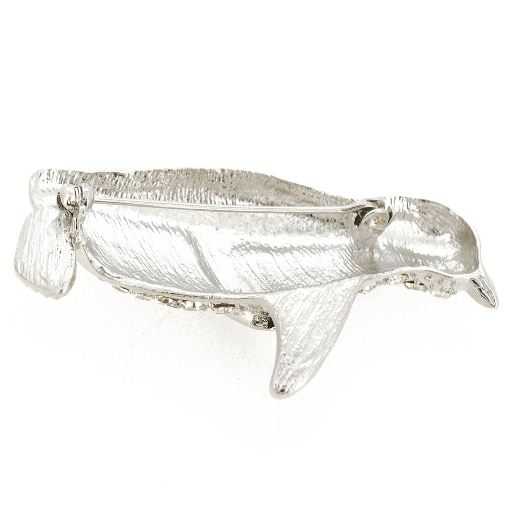 Crystal Penguin Pin Brooch