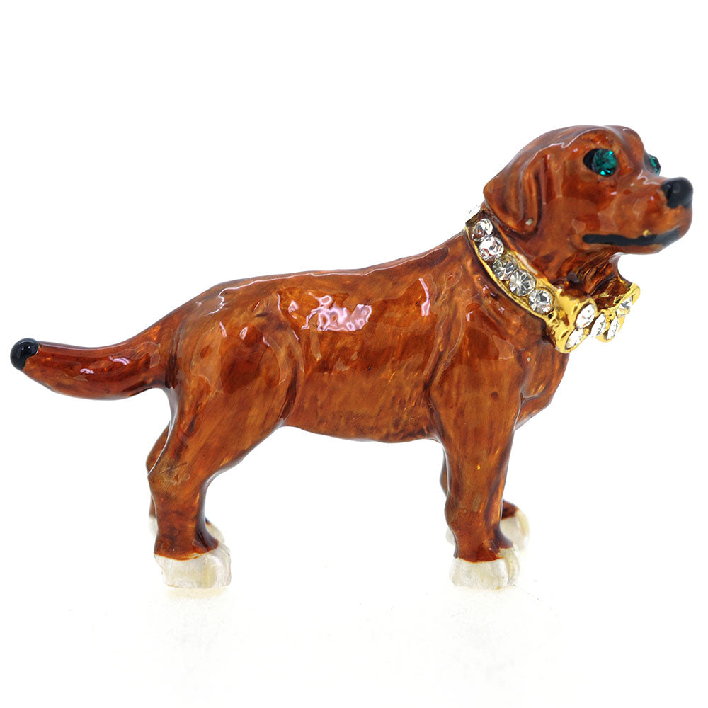 Brown Dog Pin Brooch