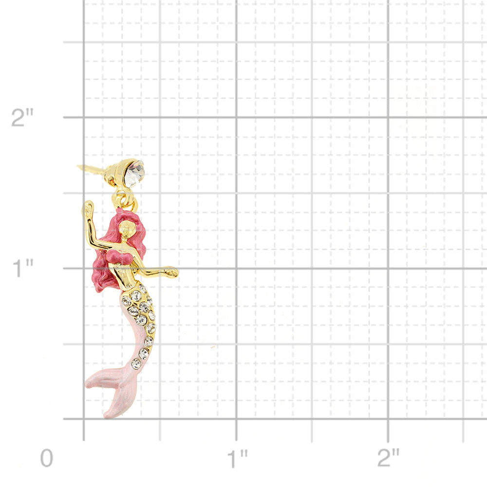 Pink Mermaid Lapel Pin