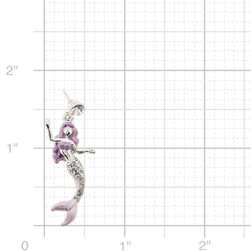 Light Violet Mermaid Lapel Pin