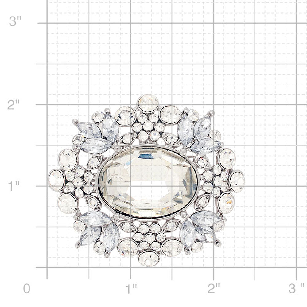 Moonlight Flower Pin Wedding Pin Brooch And Pendant