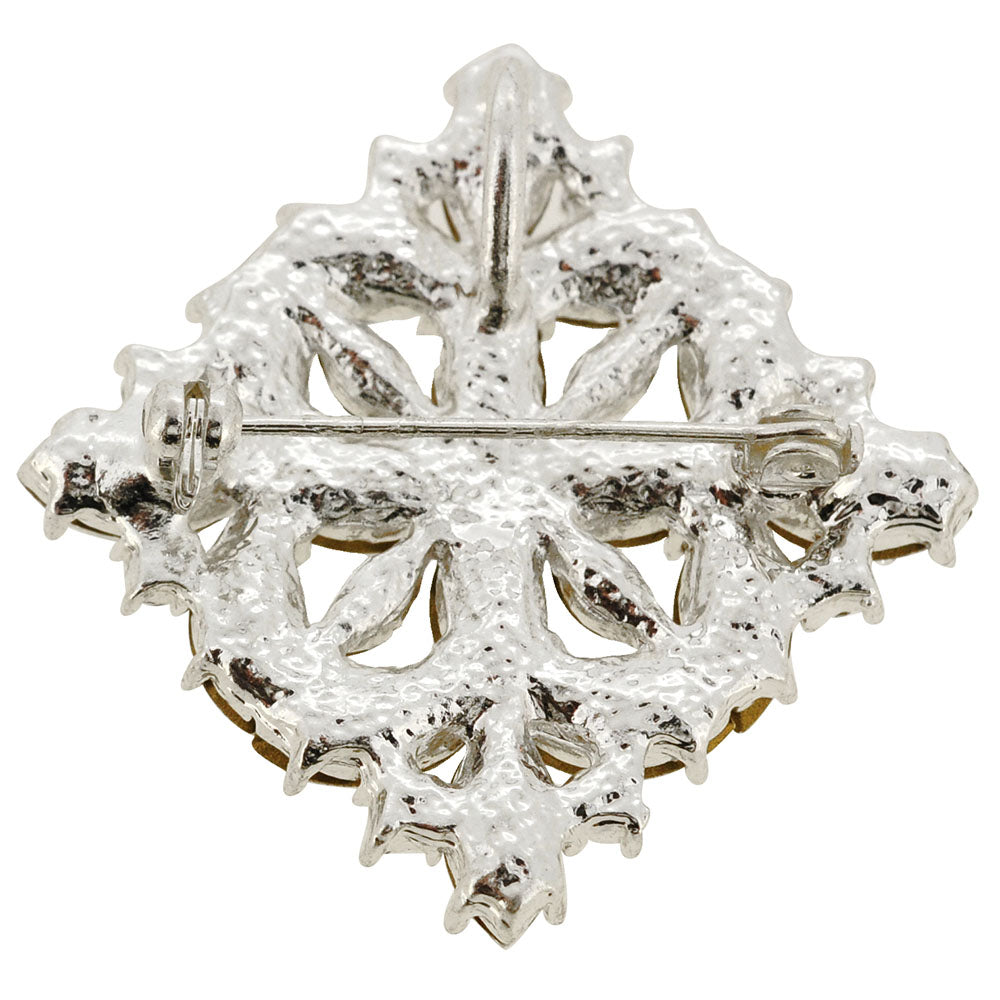 Crystal Wedding Pin And Pendant