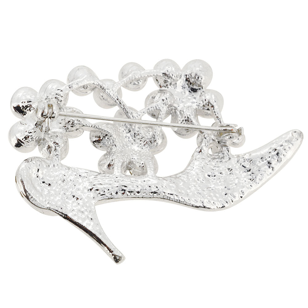 Crystal High Heel Pin