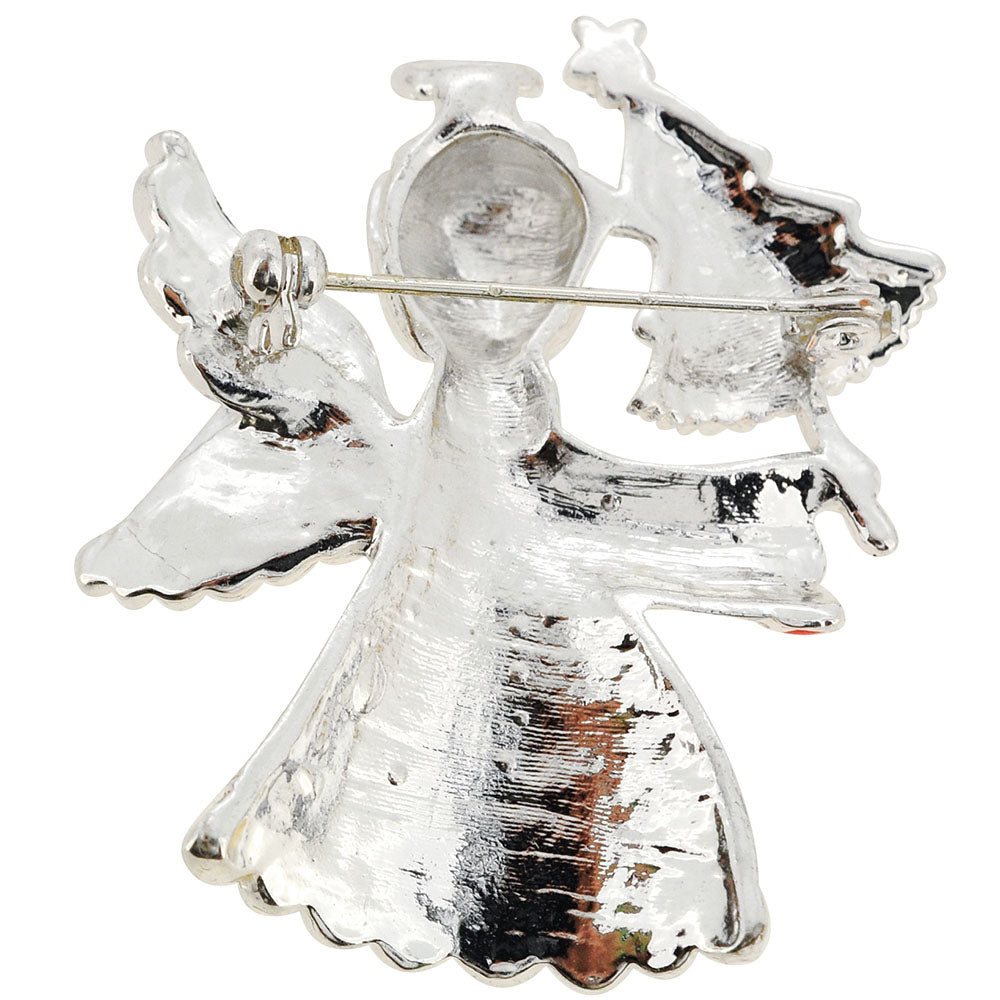 Christmas Tree Angel Pin And Pendant