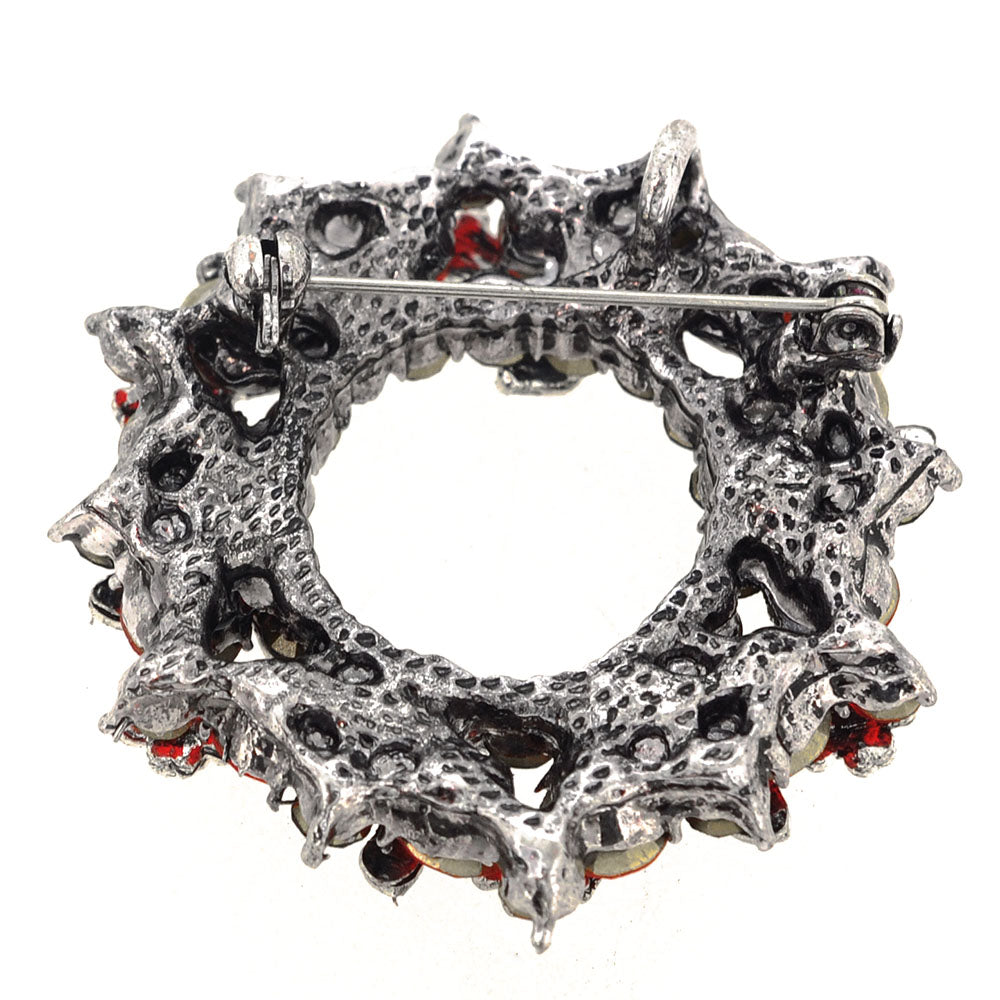 Christmas Wreath Pin Brooch And Pendant