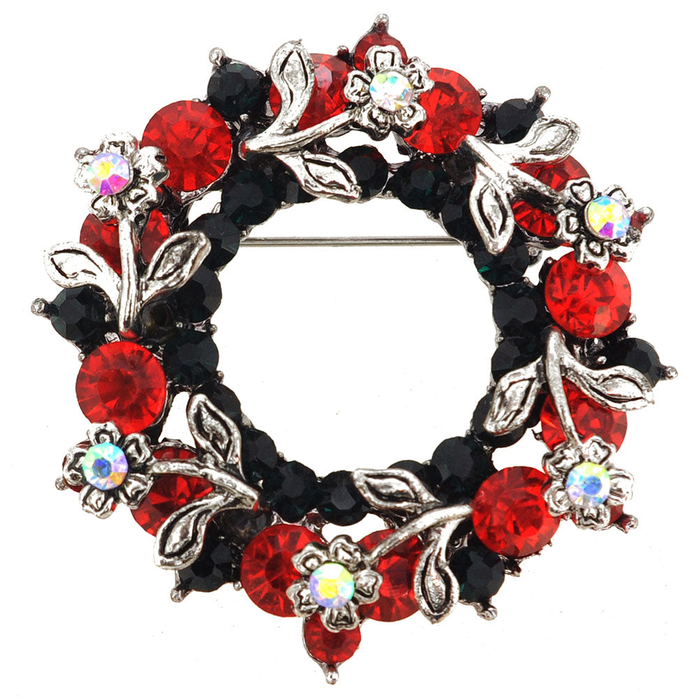Christmas Wreath Pin Brooch And Pendant