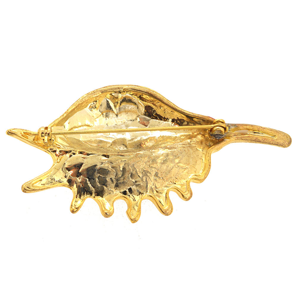 Sea Conch Shell Pin Brooch