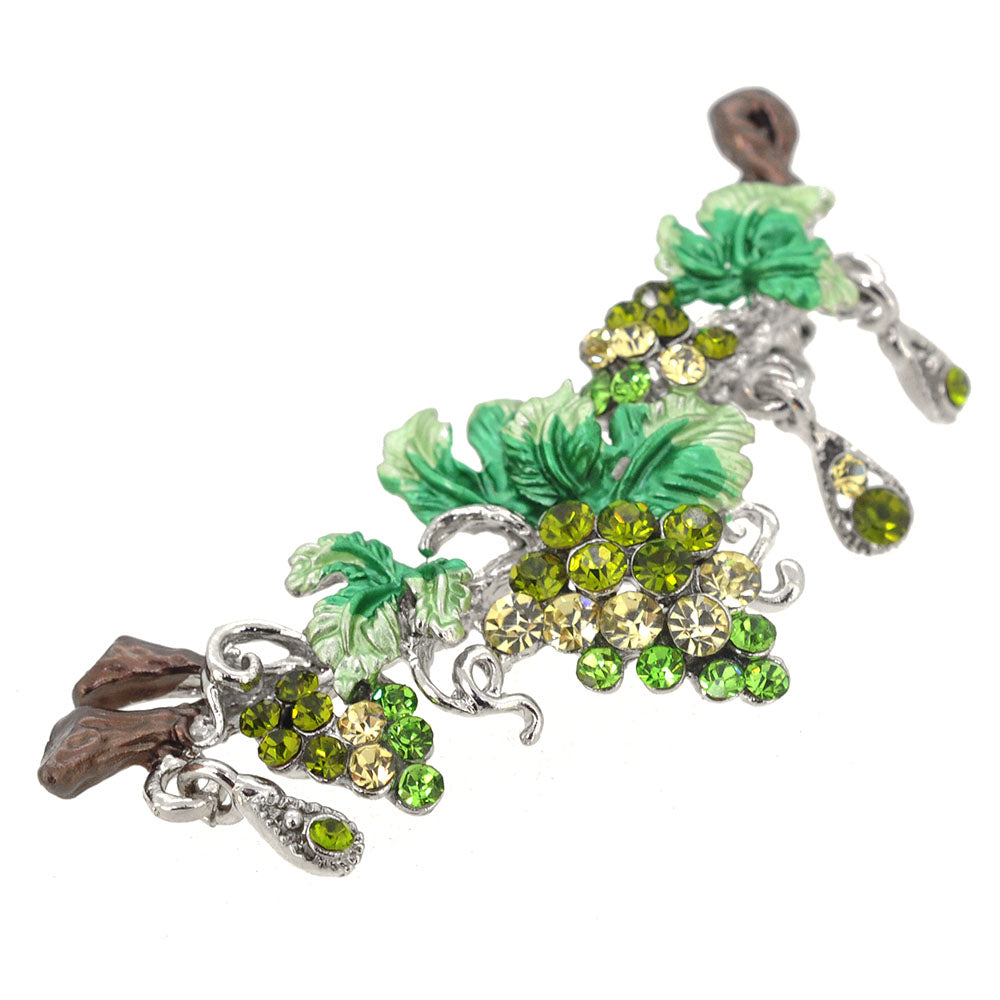 Green Grapes Pin Brooch