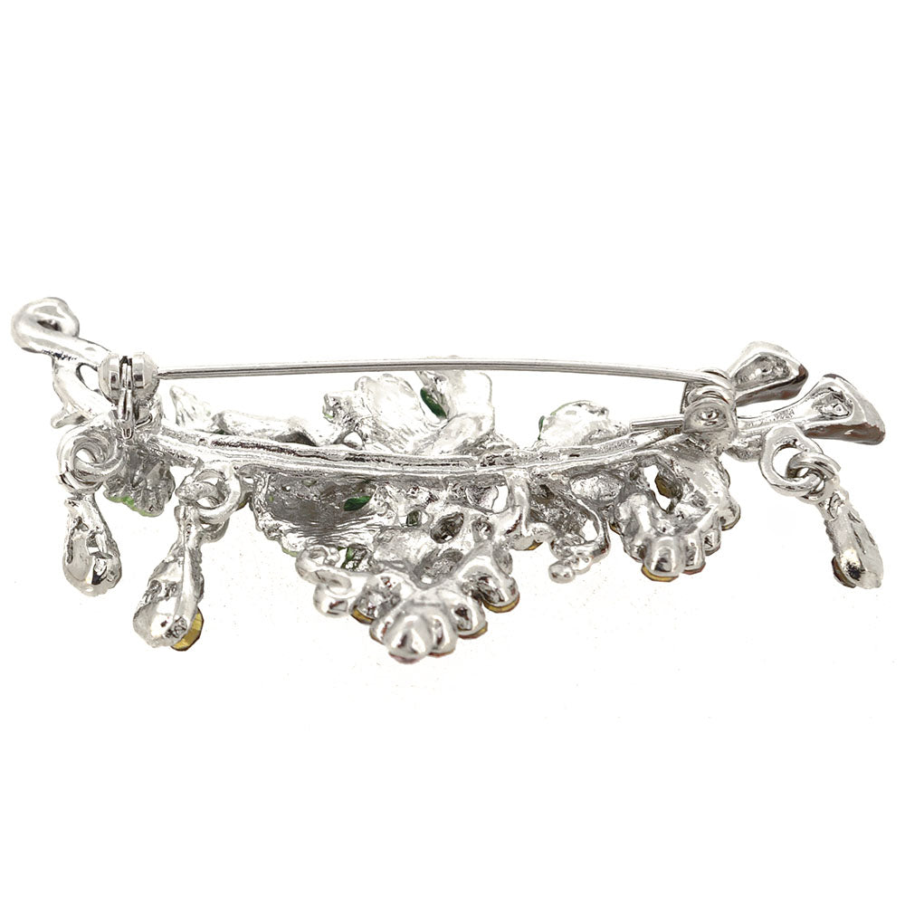 Green Grapes Pin Brooch