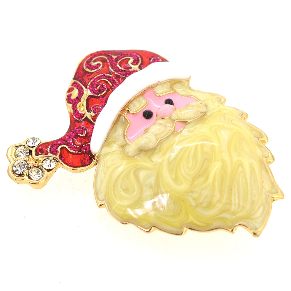 Christmas Santa Claus Pin Brooch