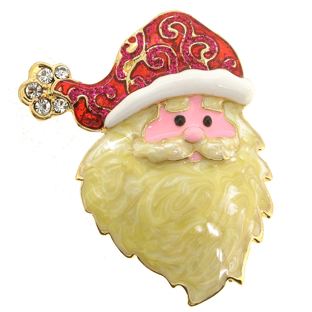 Christmas Santa Claus Pin Brooch