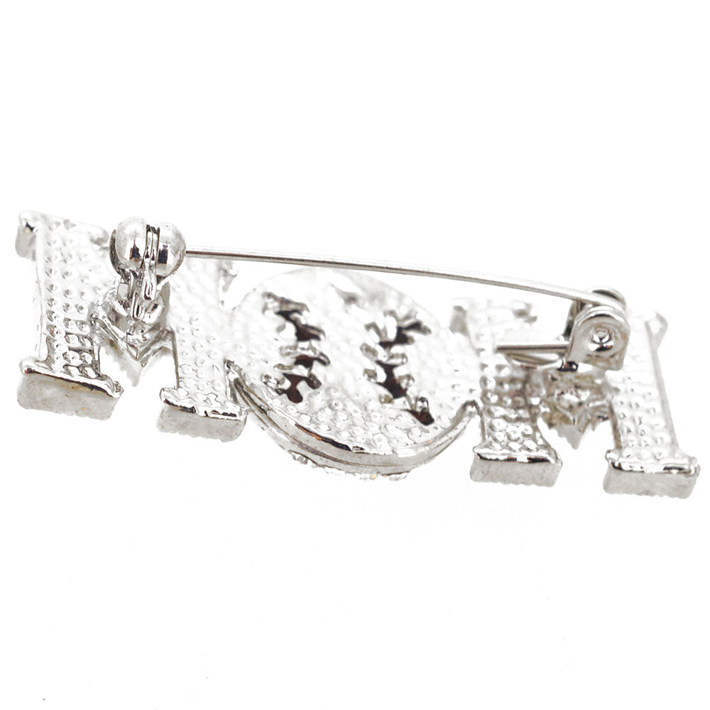 Baseball Mom Brooch Pin