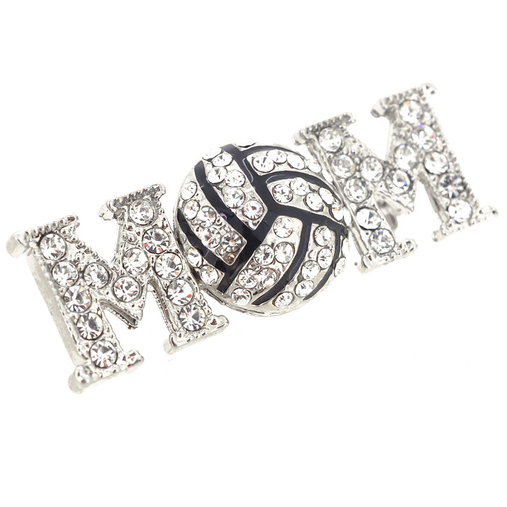 Volleyball Mom Brooch Pin