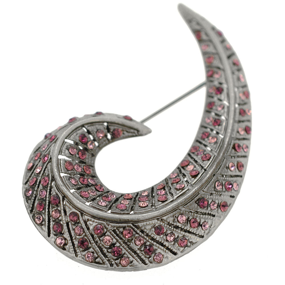 Vintagestyle Swirl Pin Brooch