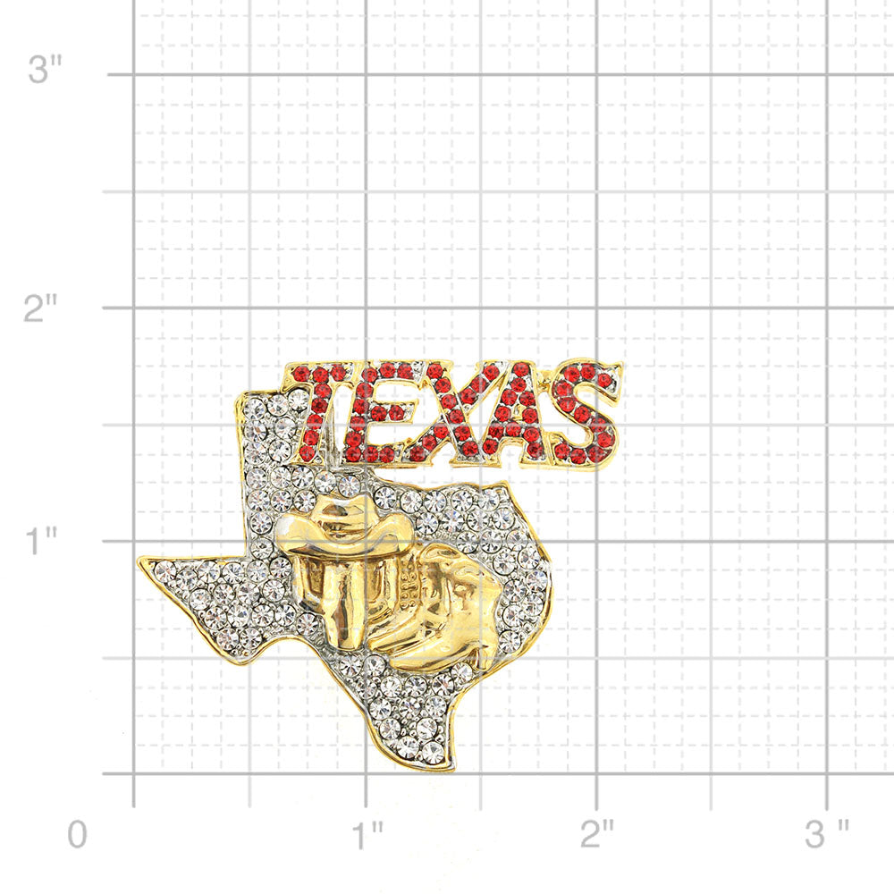 Texas Pin Brooch