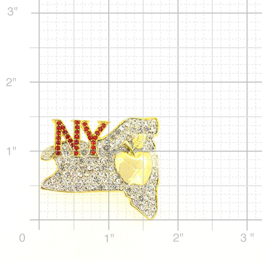 New York Pin Brooch