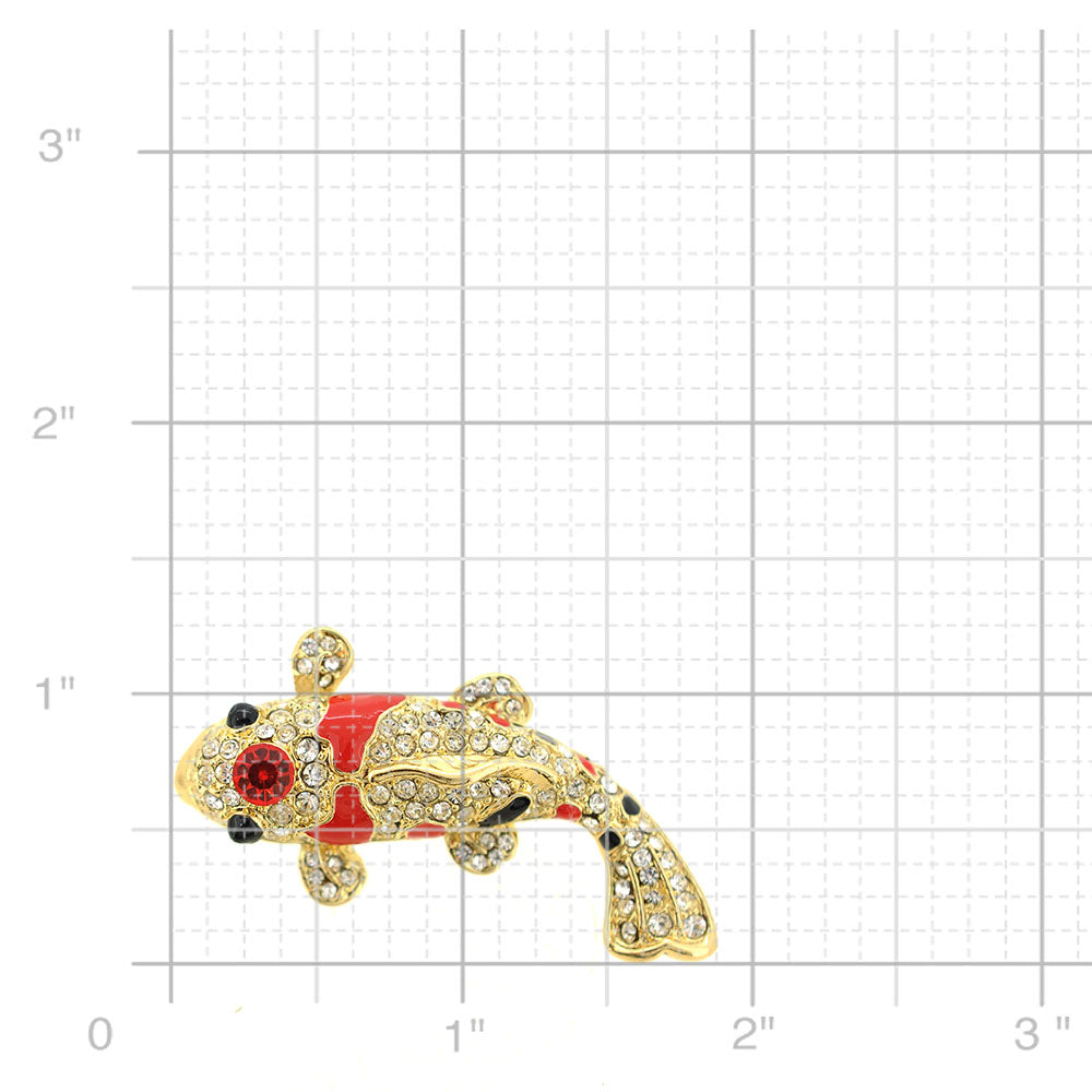 Koi Fish Pin Brooch