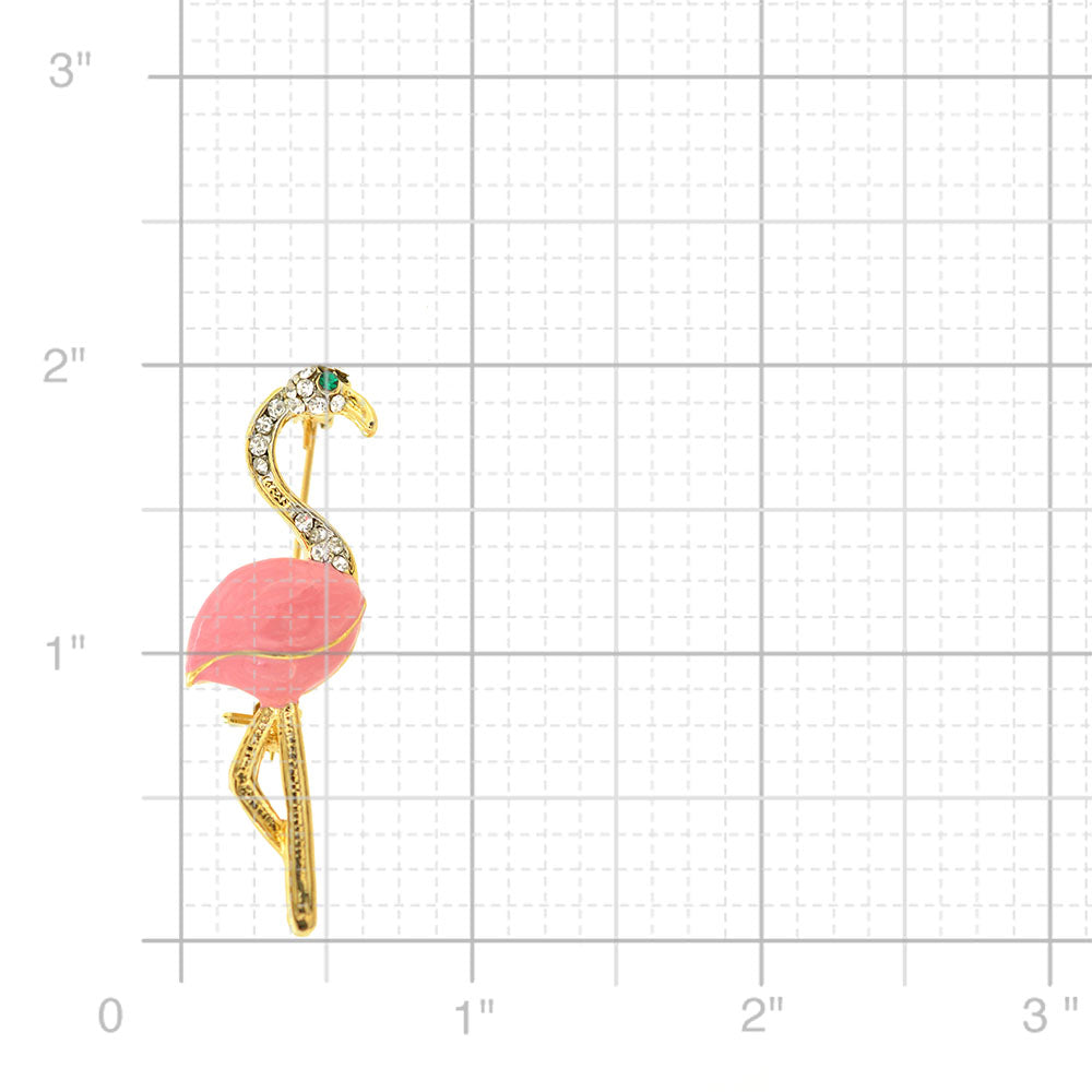 Pink Flamingo Pin Brooch