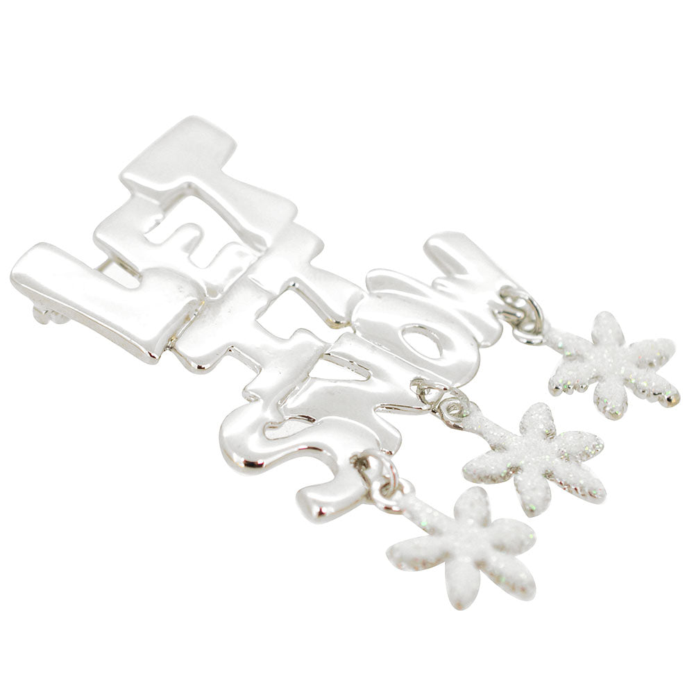 Let It Snow Brooch Pin