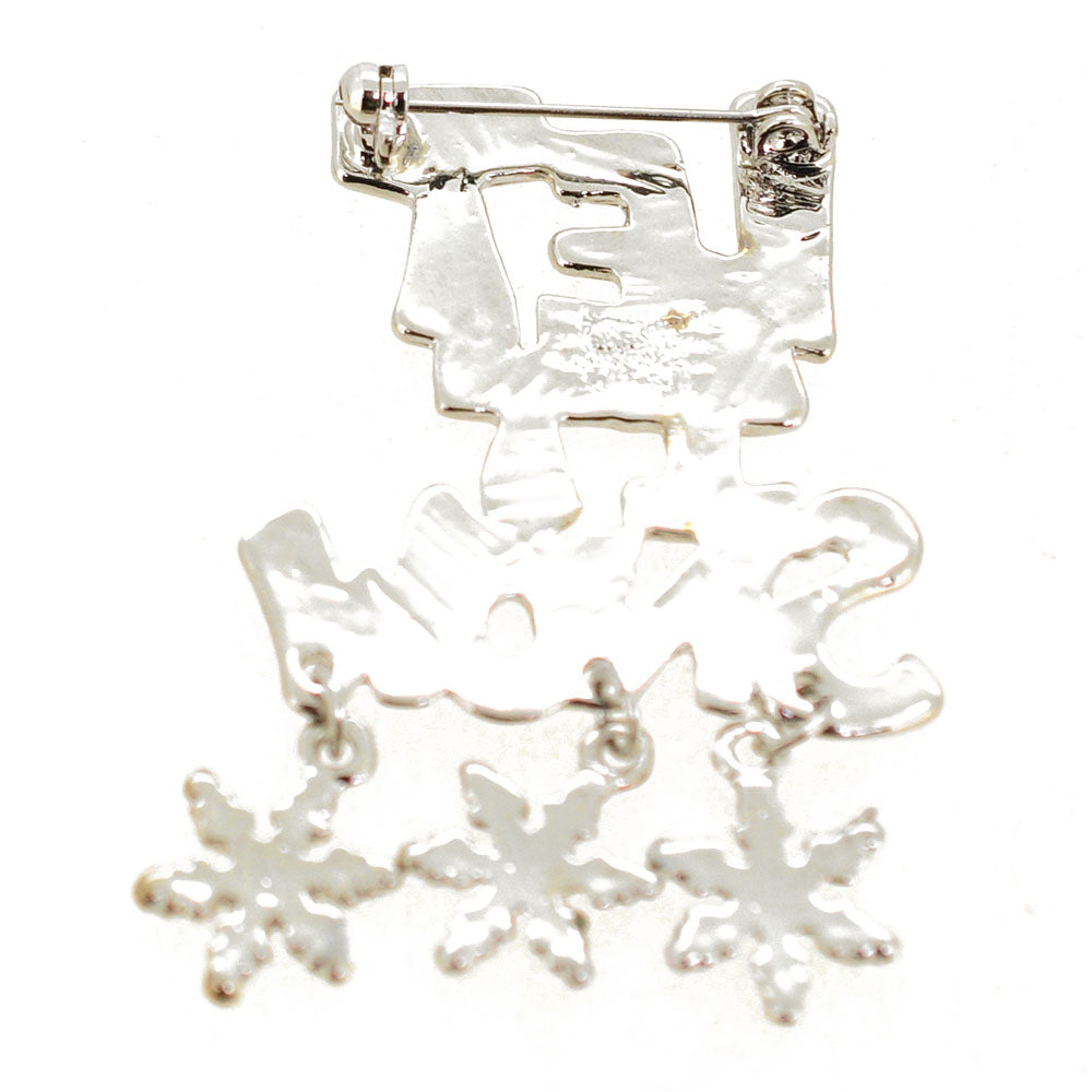 Let It Snow Brooch Pin