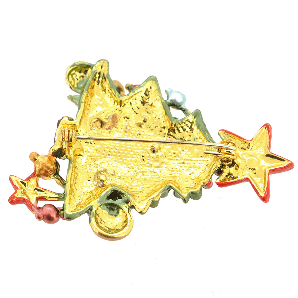 Multicolor Christmas Tree Christmas Brooch