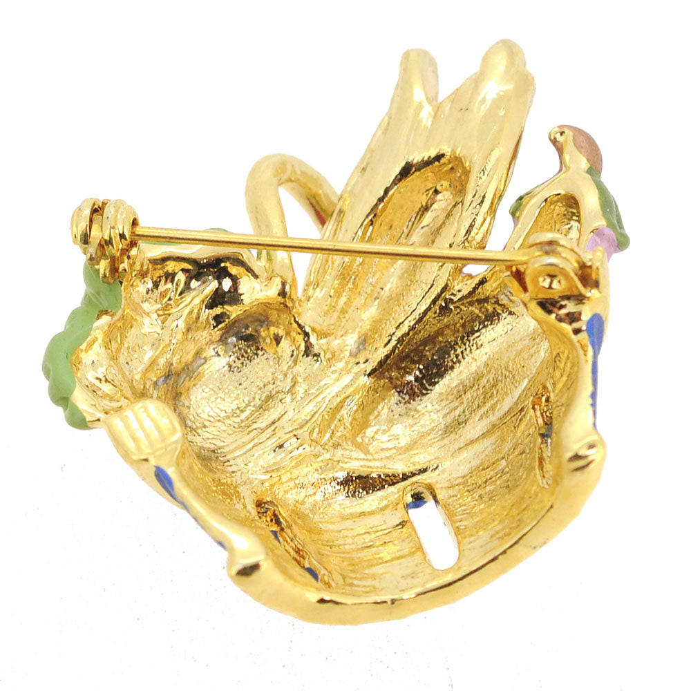 Fall Harvest Basket Brooch