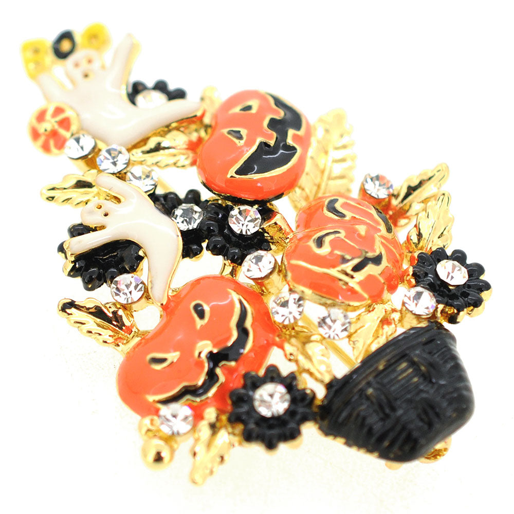 Halloween Spooky Tree Brooch