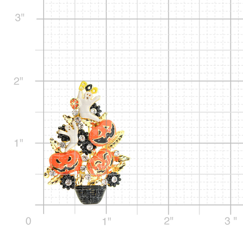 Halloween Spooky Tree Brooch