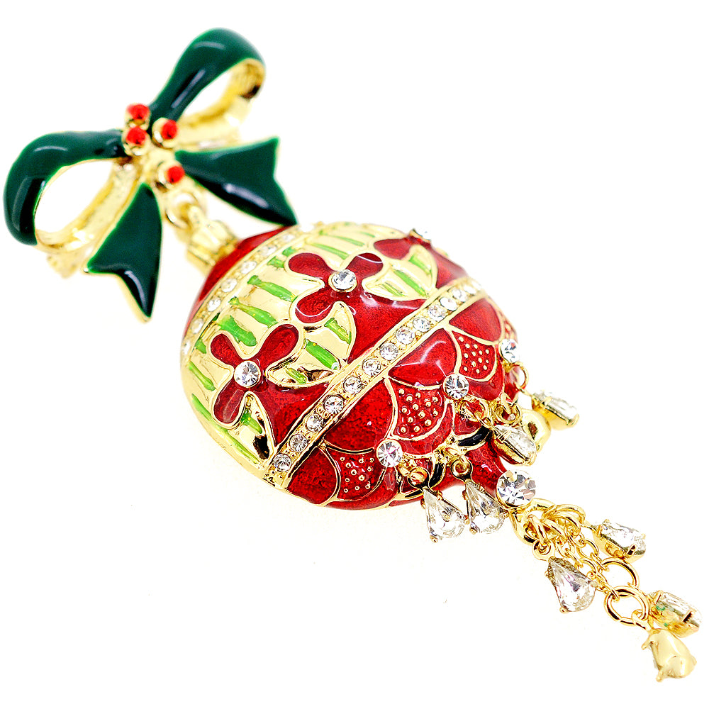 Christmas Tree Ornament Pin Brooch