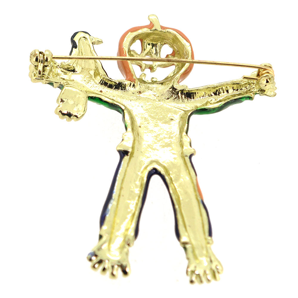 Halloween Scarecrow Pin Brooch