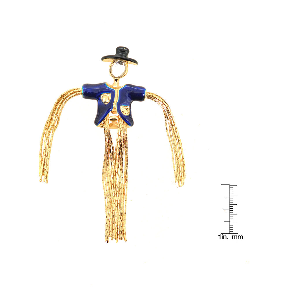Halloween Scarecrow Pin Brooch