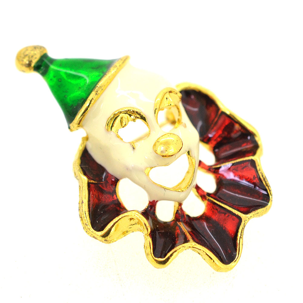 Party Clown Mask Brooch Pin