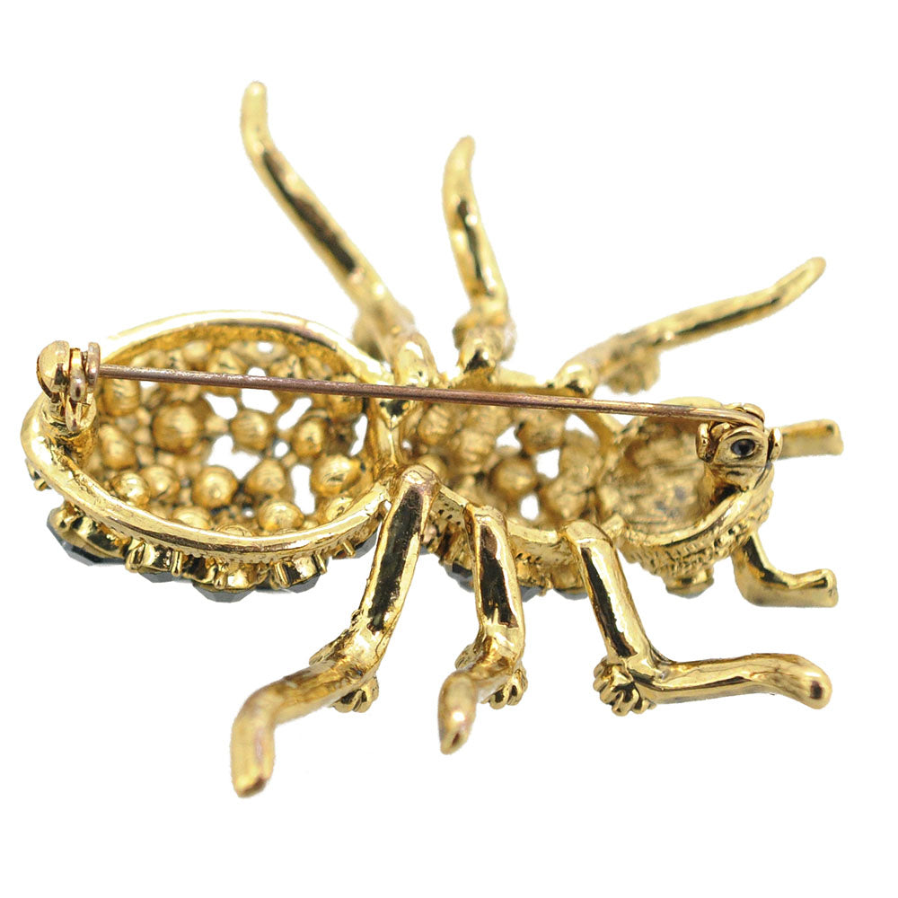 Golden Ant Bug Pin Brooch