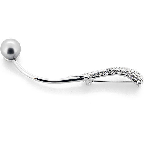 Crystal Calla Swarovski Crystal Flower Pin Brooch